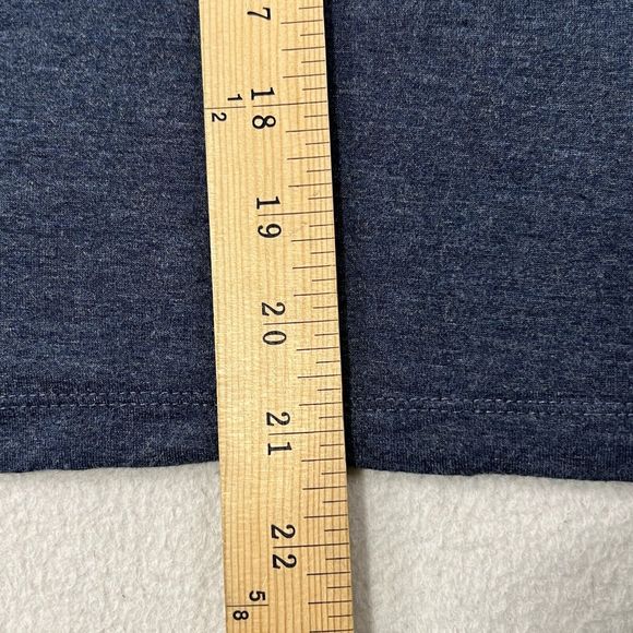 VINCE Cropped T-shirt Women's Small Blue Dolman Sleeve Soft 100% Vicose - Picture 9 of 13